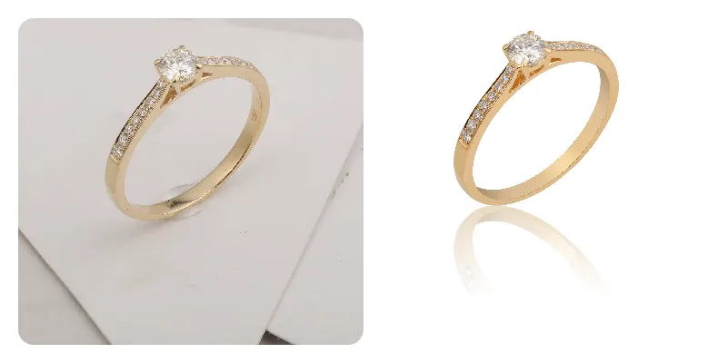 ring - before after