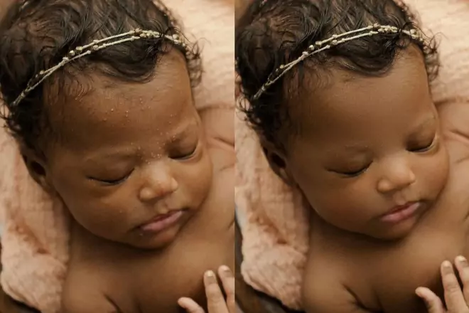 Perfecting Newborn Baby Images Through Retouching